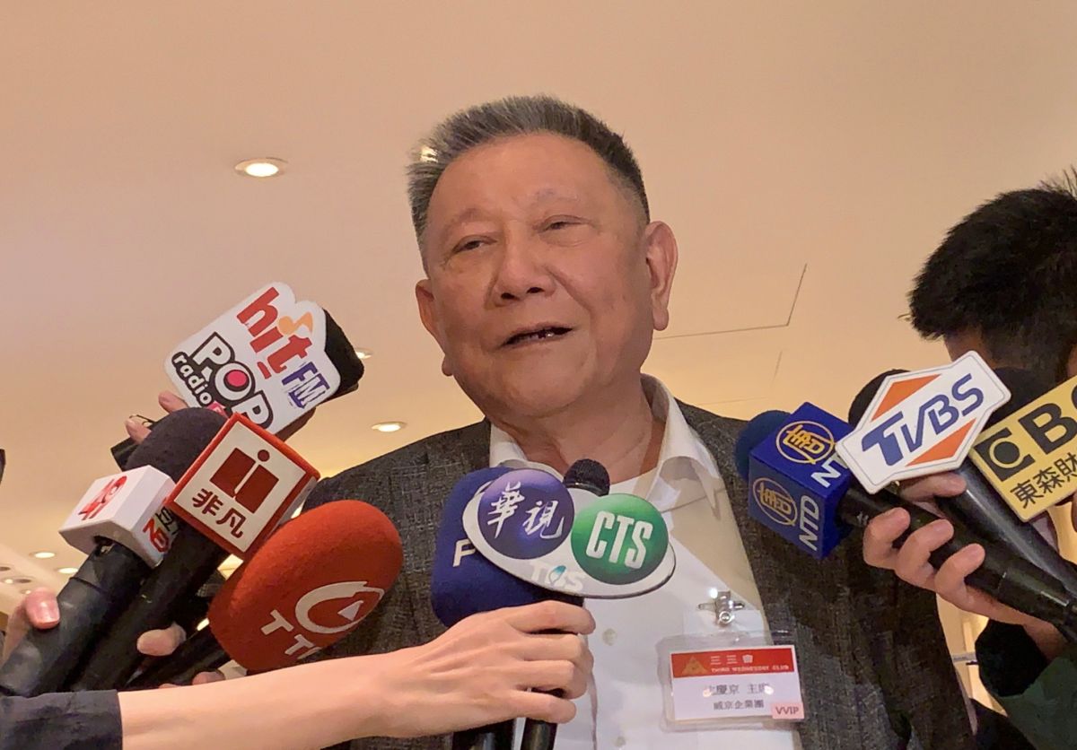 ▲威京集團主席沈慶京。（圖／記者顏真真攝，2019.4.17）