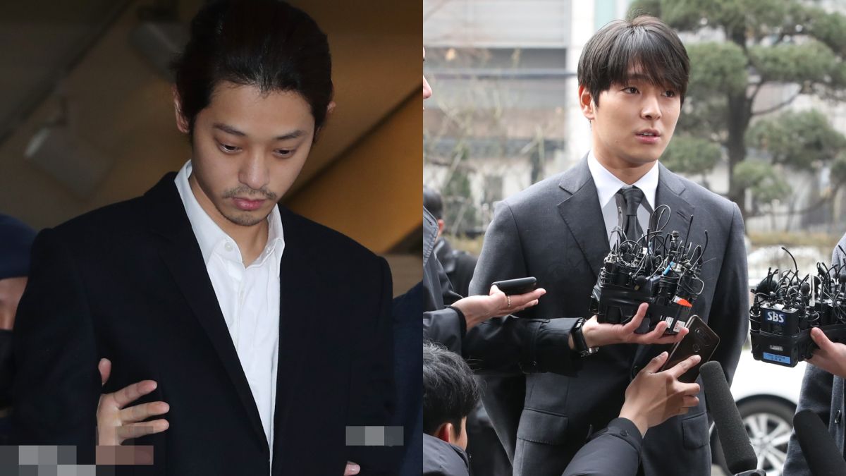 ▲鄭俊英（左）崔鍾訓確定被關5年與2年半。（圖／達志）