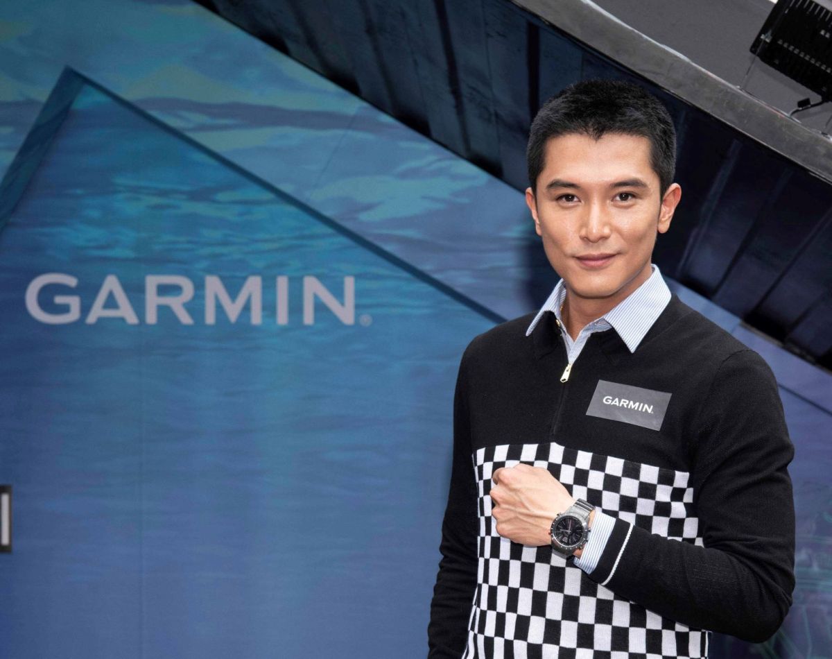 ▲Garmin今（18）日特別舉辦一場特別的新品發表記者會，並特別邀請到身兼演員、運動員、賽車手、登山好手的極限玩家邱澤，於Garmin MARQ快閃基地中分享他對Garmin全新旗艦級智慧腕錶的看法。（圖／Garmin提供）