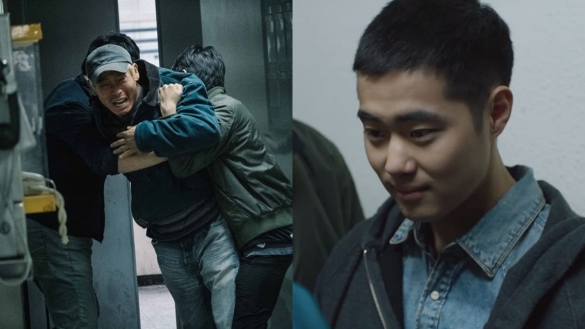 ▲片中趙炳圭（左）撞死薛耿求兒子。（圖／龍祥）