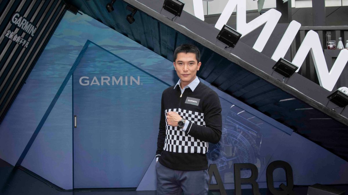 ▲Garmin 全新推出旗艦級智慧腕錶 MARQ 非凡時刻系列，邀請身兼演員、運動員、賽車手、登山好手的極限玩家邱澤現身發表會。（圖／Garmin提供）