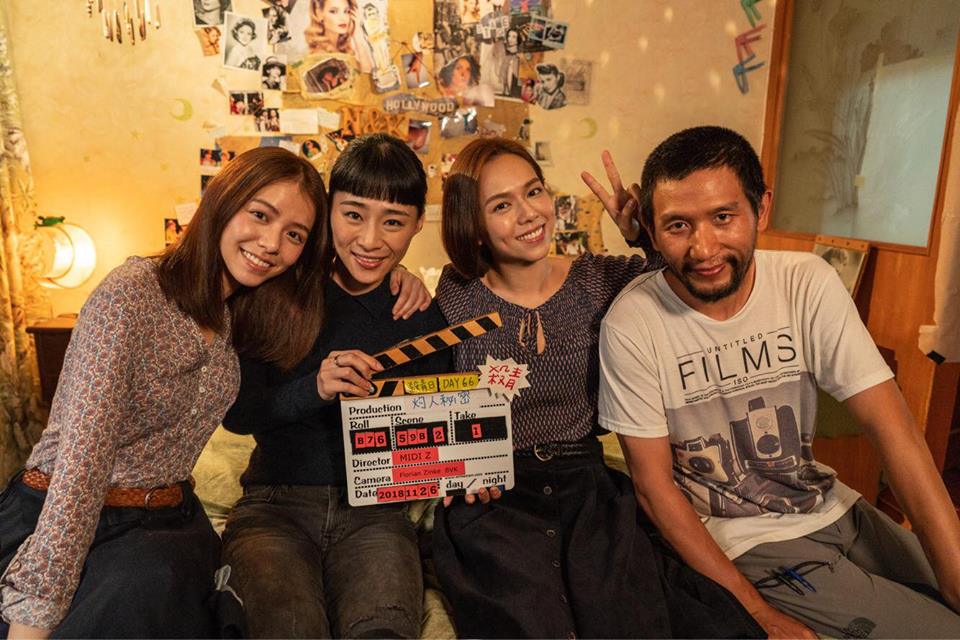 ▲《灼人秘密》入圍坎城影展「一種注目」，（左起）宋芸樺、吳可熙、夏于喬、趙德胤都相當高興。（圖／翻攝《灼人秘密》臉書）
