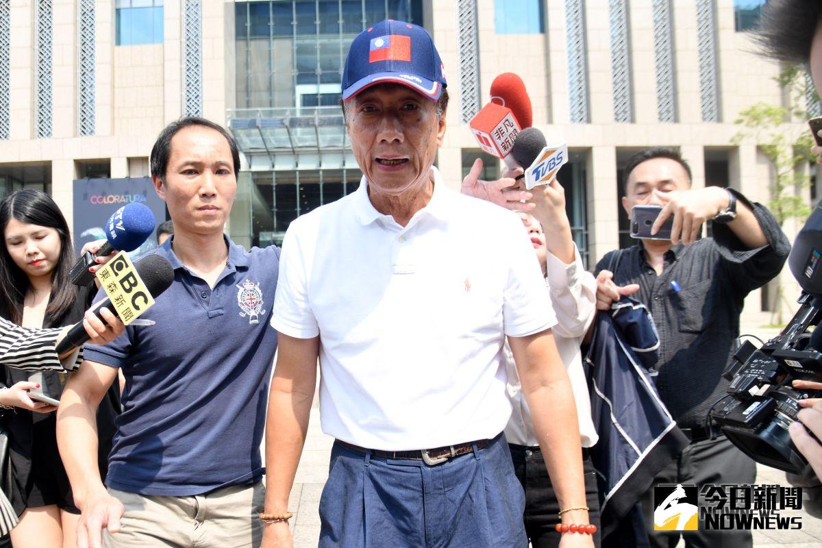 ▲鴻海董事長郭台銘宣布投入國民黨總統初選，為2020總統大選增添變數。（圖／記者林柏年攝，2019.4.18）