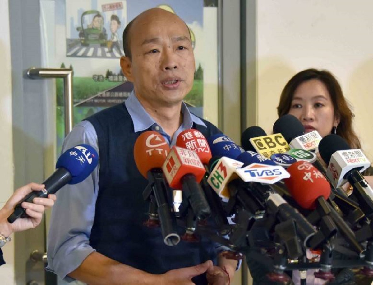 ▲高雄市長韓國瑜針對要不要選總統遲遲未表態。(圖／高市府提供)