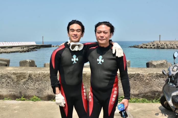 錢小豪和帥兒子到台灣「邊潛水邊募款」　只為這一樁
