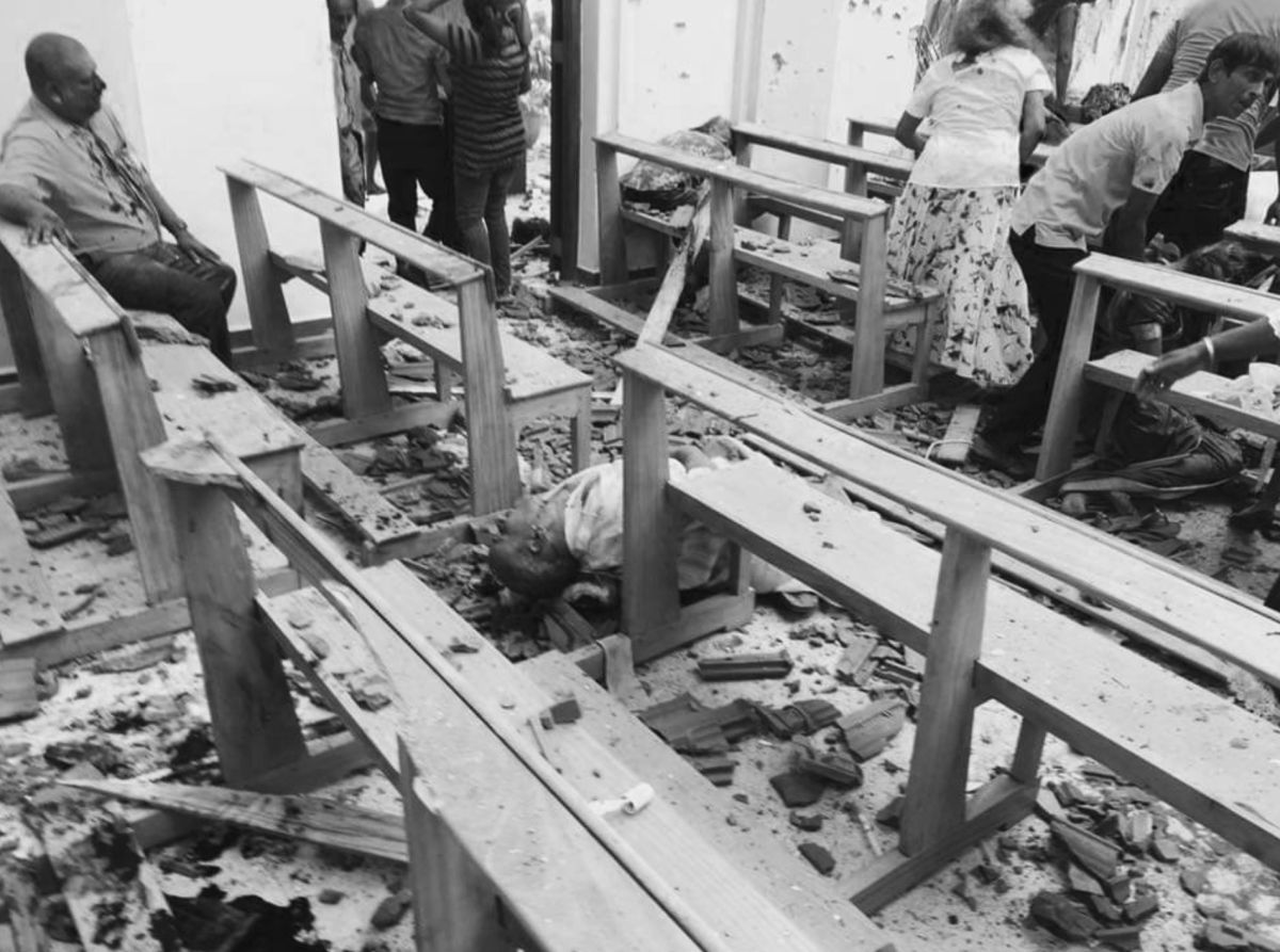 ▲斯里蘭卡發生爆炸案。（圖／翻攝自推特）