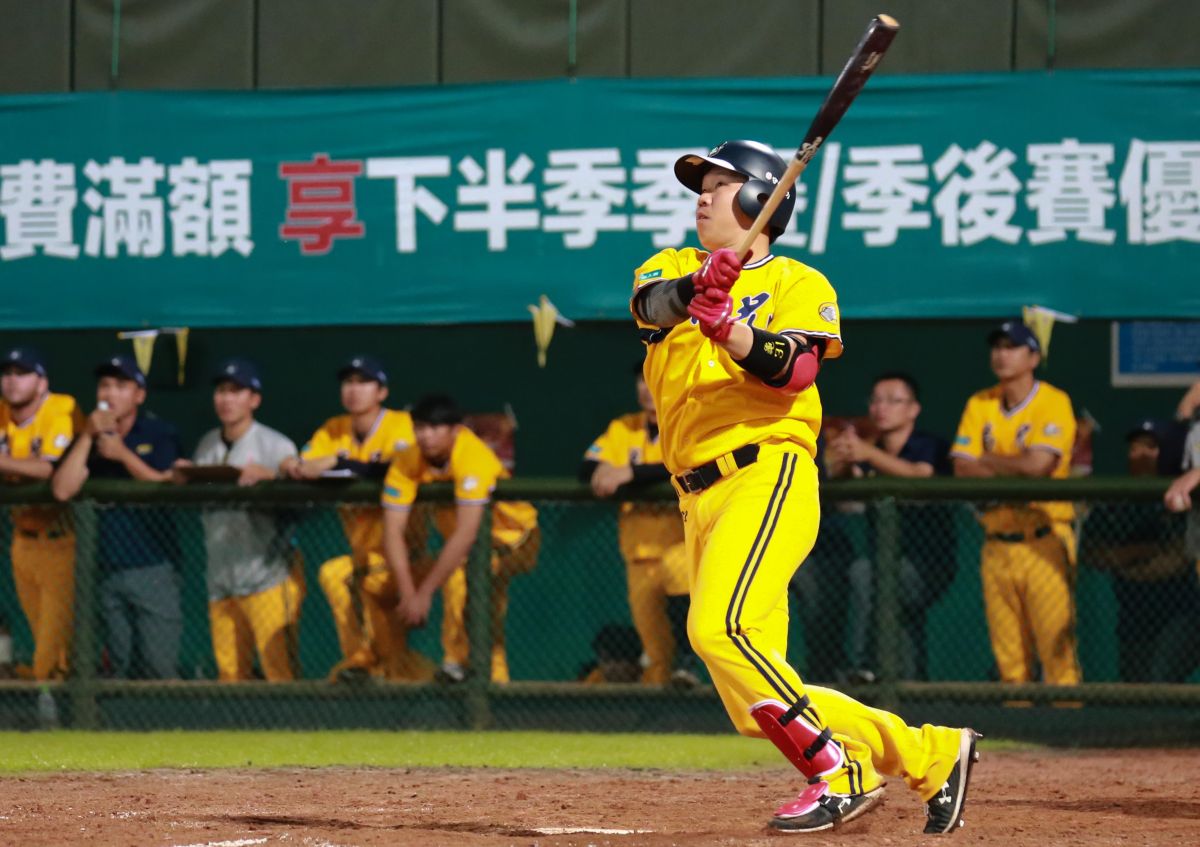 中信兄弟外野手詹子賢。（圖／記者葉政勳攝 , 2019.04.10）