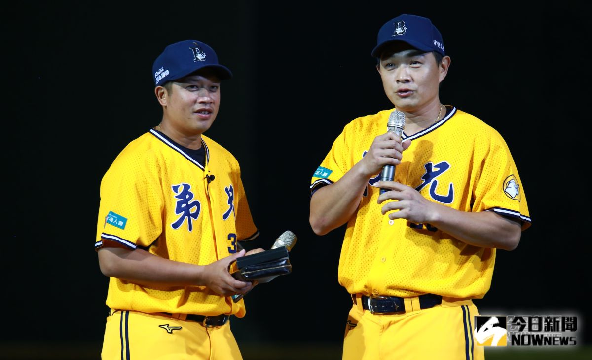 ▲中信兄弟內野手陳江和引退儀式。（圖／記者葉政勳攝 , 2019.04.21）