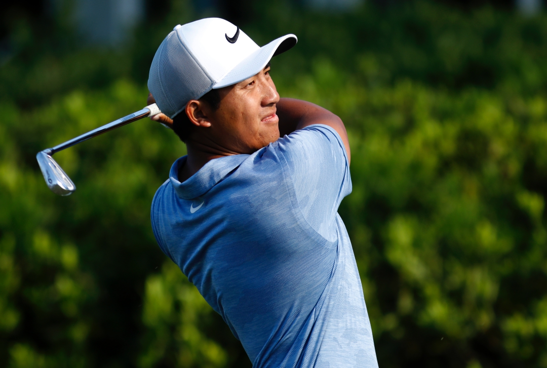 ▲2020東京奧運高球項目，我國一哥潘政琮表現漸入佳境，在第三回合結束後排名竄升到暫並列第17名。（圖／美聯社／達志影像）