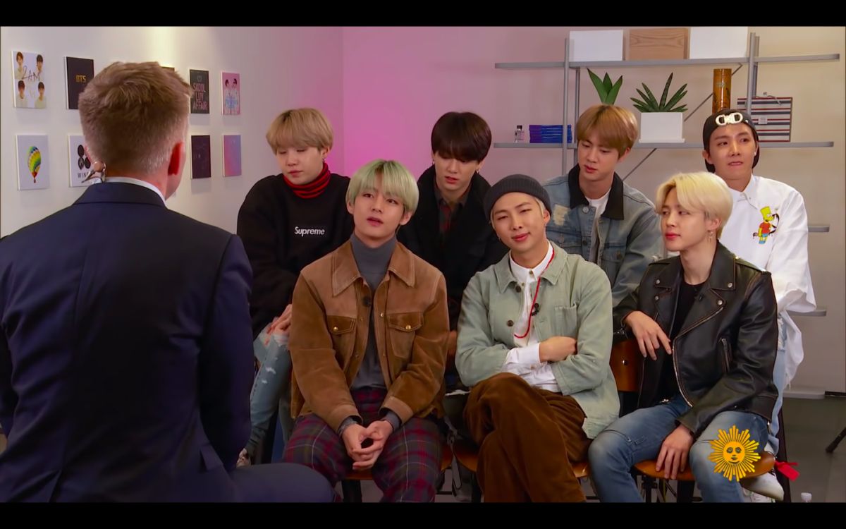 ▲BTS接受專訪並回應當兵與解散的問題。（圖／CBS Sunday Morning YouTube）