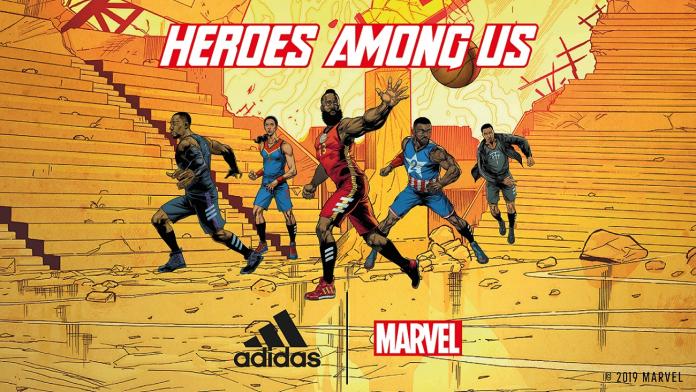 ▲adidas 宣布與 MARVEL 漫威聯手，推出全新限定鞋款「Heroes Among Us」系列。（圖／adidas提供）
