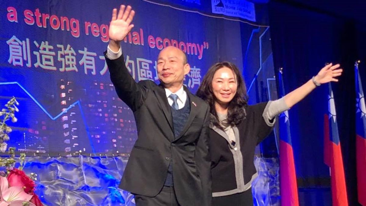 韓國瑜21日北上赴美商會演講，傳出他10月將以國民黨總統參選人身分訪美，也是他今年第二度訪美。 (圖/Nownews資料照)