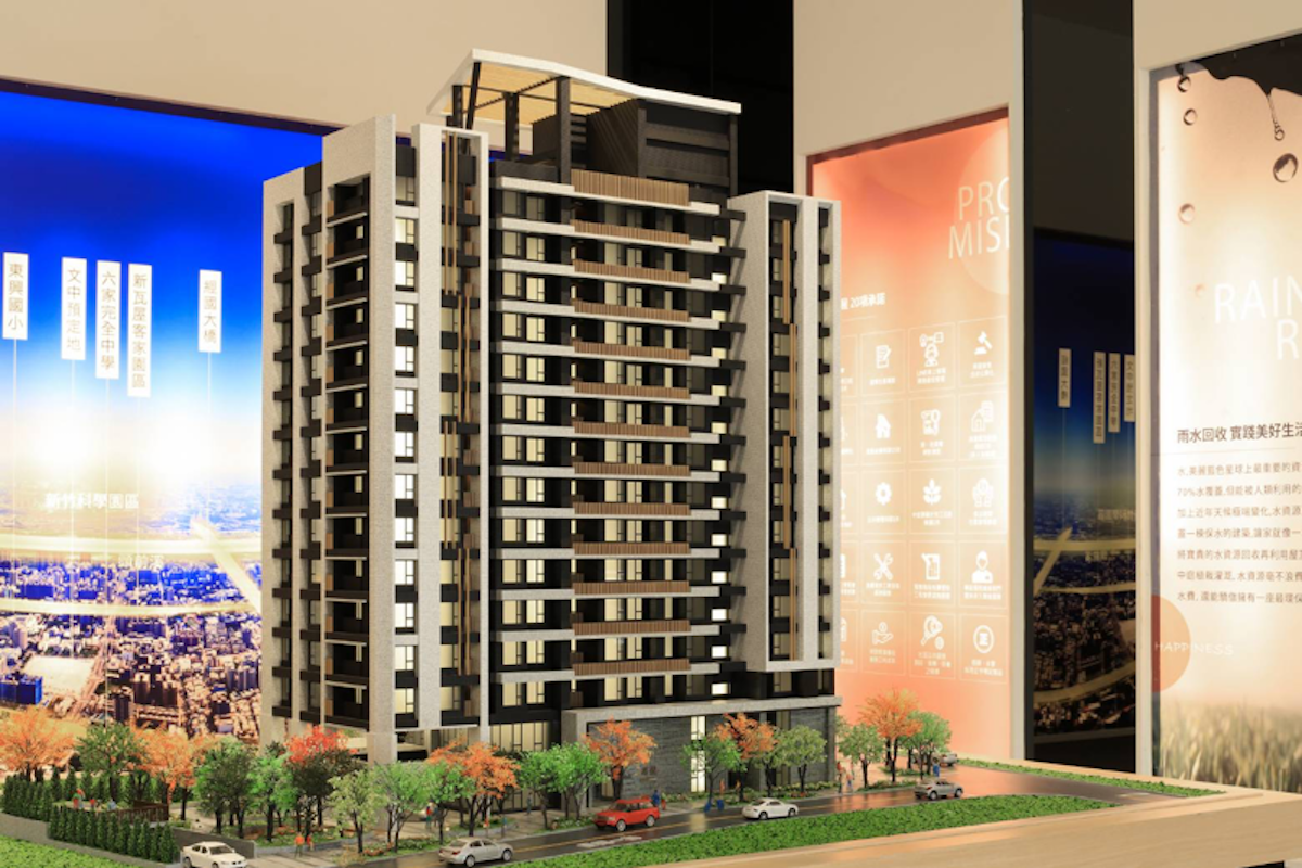 ▲建案位處竹北高鐵特區，從安全結構為出發點，打造一個堅若磐石的百年安全宅。(圖/公關照片)