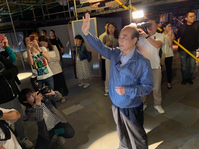 前立法院長王金平參加台灣文博展活動，在吳韓會消息出來前，他受訪時表示，目前黨中央都還沒來跟他聯絡。 (圖/記者吳承翰攝)