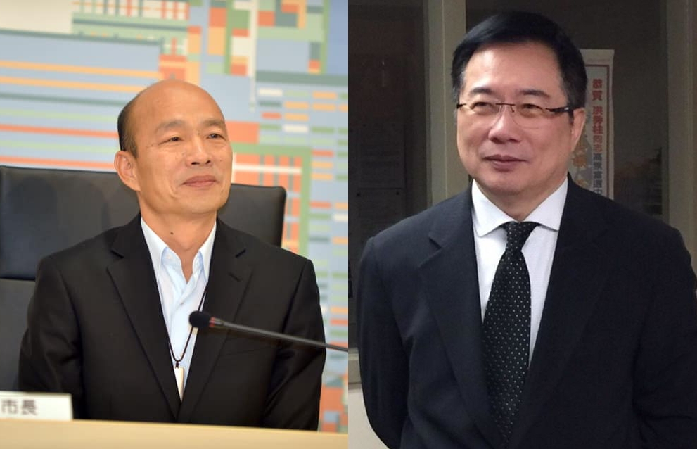 ▲前立委蔡正元指吳敦義募了4000萬元給韓國瑜作競選高雄市長的經費，韓則怒嗆要他拿出證據。（圖／翻攝自韓國瑜、蔡正元臉書, 2019.04.26）