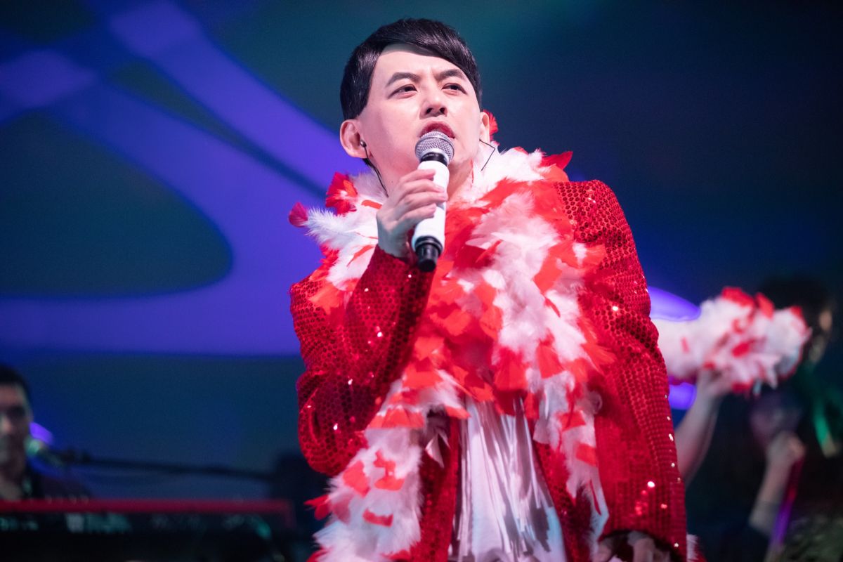 ▲黃子佼今（26）日舉辦首場演唱會，下午進行彩排。（圖／大鵬經紀提供）
