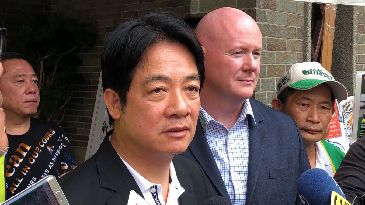 ▲賴清德認為中評會對跑票議員懲處的決定，再次重創民進黨的民主精神。（圖／記者陳聖璋攝，2019.04.26）