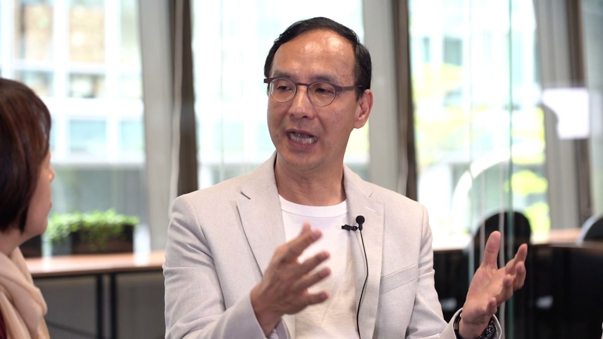 前新北市長朱立倫接受《今日新聞 NOWnews》專訪。( 圖 /  NOWnews 影像中心  )