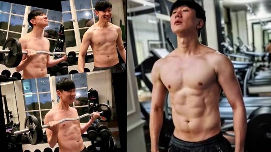 ▲林俊傑實踐承諾脫了。（影片截圖）