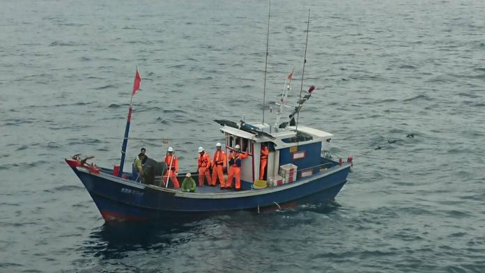 影／大陸泉州台商區漁船撈過界　澎湖海域被查扣
