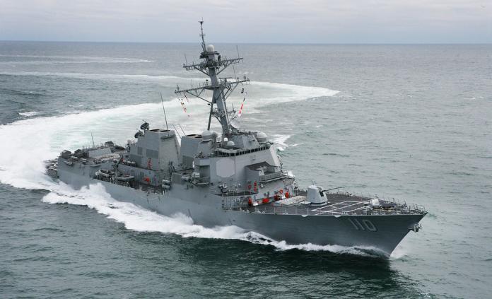 ▲配備神盾作戰系統的美軍驅逐艦「勞倫斯號」。（圖／美國海軍）
