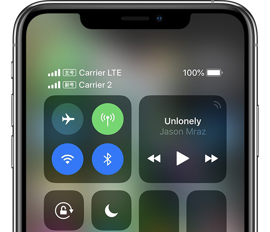 ▲雖然iPhone Xs可透過eSIM支援雙門號，但一次只有一個號碼可使用行動數據。（圖／翻攝台灣蘋果官網）