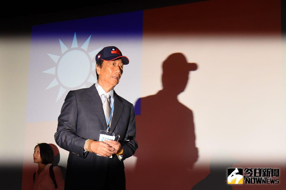 郭台銘出席競爭力會議發表演講。（圖／記者陳明安攝，2019.4.30）