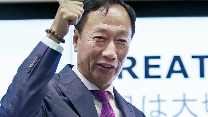 ▲ Terry Gou, the founder and chairman of Hon Hai.
