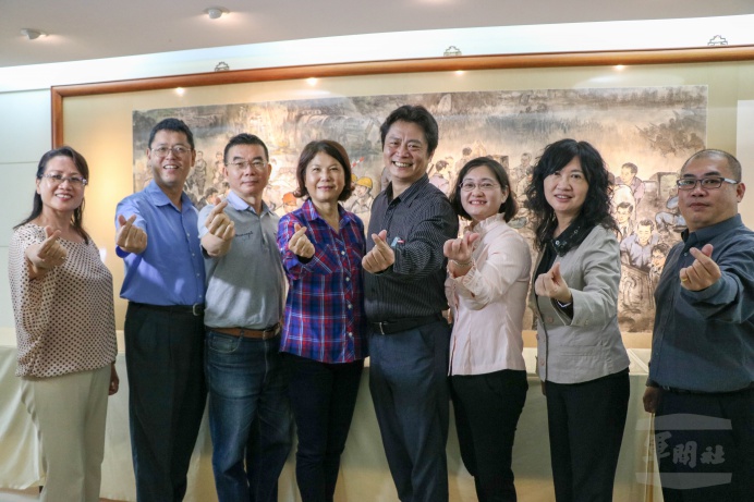 ▲ 由榮民榮眷基金會所製播的「大愛如風」微電影，希望把榮民的善行義舉如風一般傳遞到臺灣的每一個角落。（軍聞社實習記者汪奕廷攝）