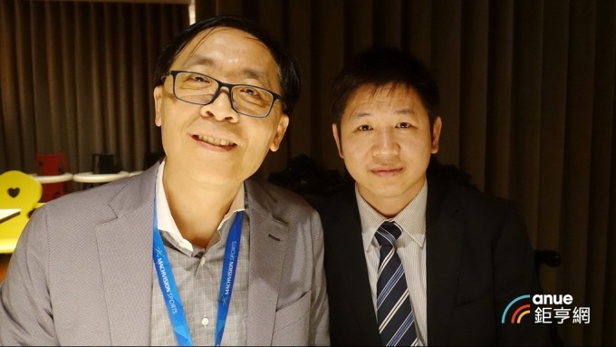 ▲ 牧德科技董事長汪光夏(左)及總經理陳復生。(鉅亨網記者張欽發攝)