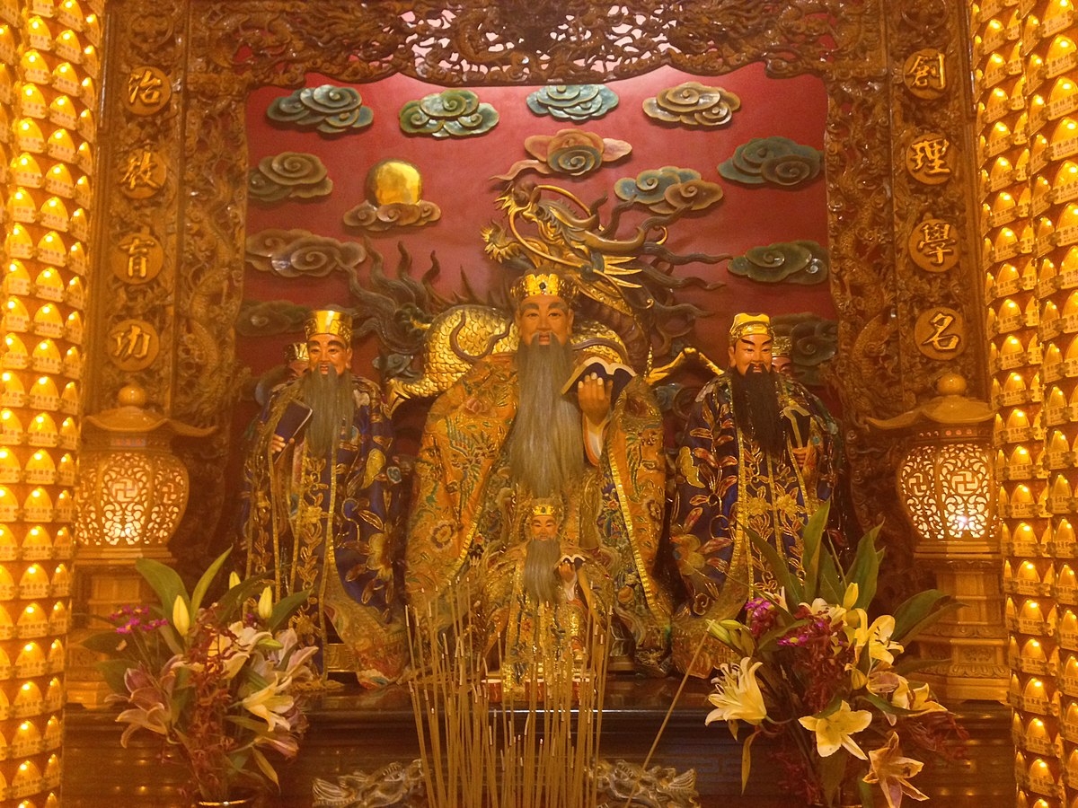 台北市文昌宮朱衣神君神像。（圖／WIKI圖庫，Outlookxp攝）