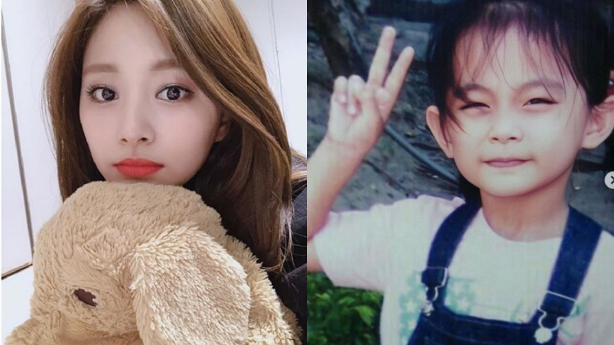 ▲周子瑜幼時照挖出，模樣可愛。（圖／IG）