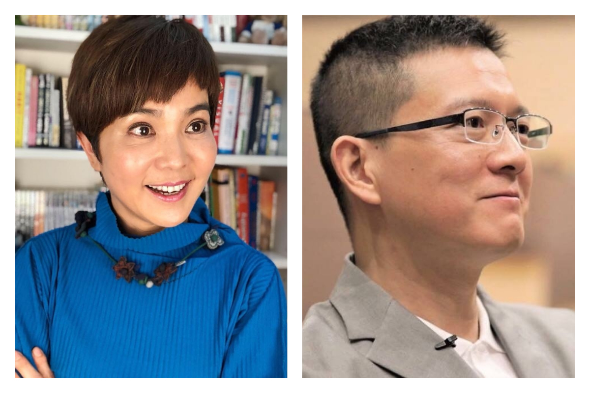 ▲知名主持人李豔秋和國民黨前立委孫大千。（圖／翻攝自孫大千和李艷秋臉書）