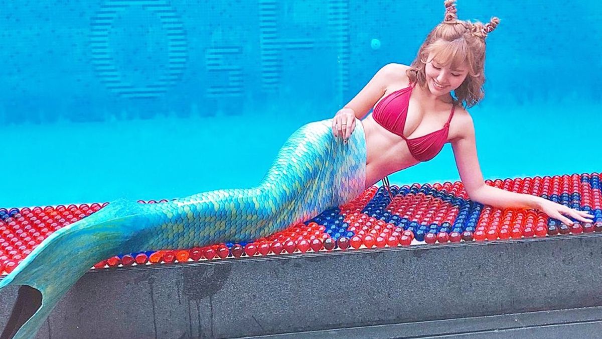 ▲「鮪魚」徐瑋吟皮膚白皙。（圖／民視提供）