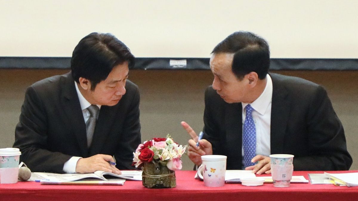 前新北市長朱立倫2日透過臉書公開喊話，邀請前行政院長賴清德上廣播節目當來賓。( 圖 / 翻攝朱立倫臉書 )