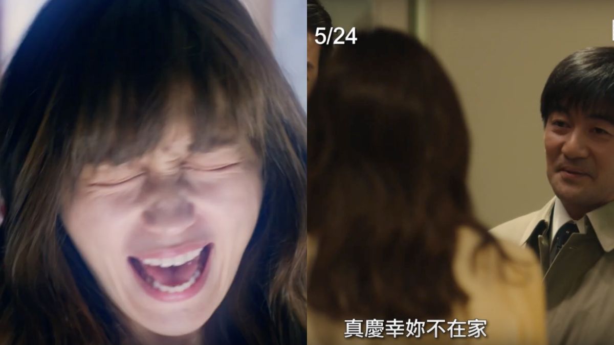 ▲川口春奈片中預知自己將被殺。（圖／車庫娛樂）