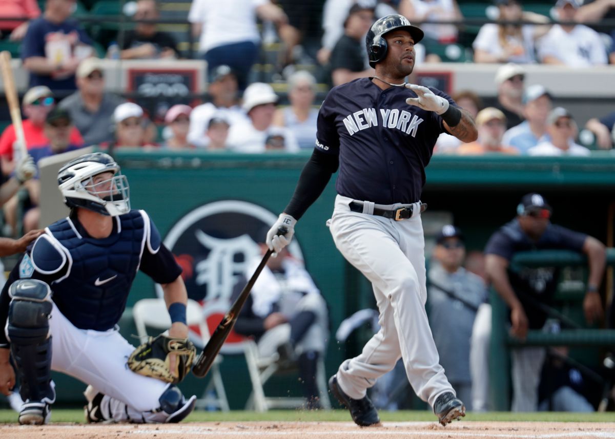 ▲Aaron Hicks（圖／美聯社／達志影像）