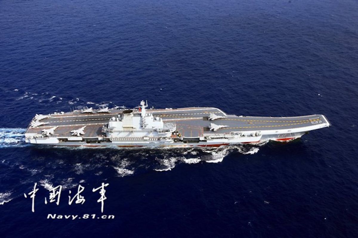 ▲中國大陸遼寧號航艦。（資料圖／中國大陸國防部）