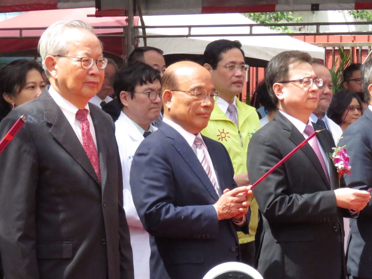 ▲蘇貞昌表示，賴清德有致電給他，兩人聊了30分鐘，賴還不斷謝謝給予提點。（圖／記者宋原彰攝，2019.05.03）