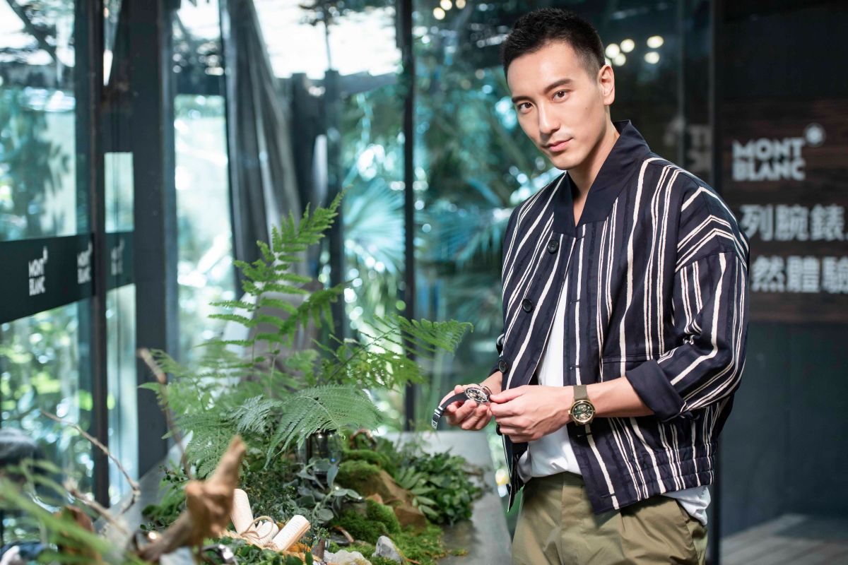 ▲陽光型男王陽明出席萬寶龍 1858 系列新錶上市活動。（圖／MONTBLANC提供）