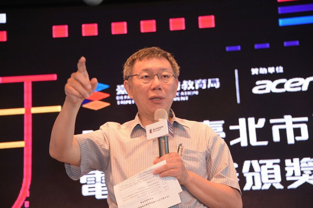 對於特赦陳水扁一事，柯文哲受訪時表示，2016年早該處理了，但蔡英文2016沒有辦法處理，他不相信2019年她就有辦法處理。（圖／北市府提供）