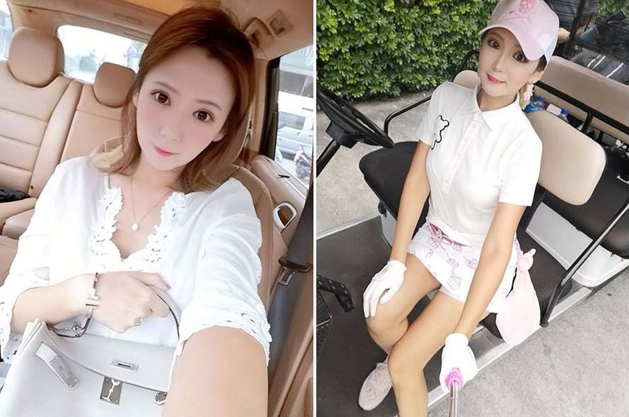 邱薇而平日常打小白球消遣。（圖／翻攝邱薇而臉書）