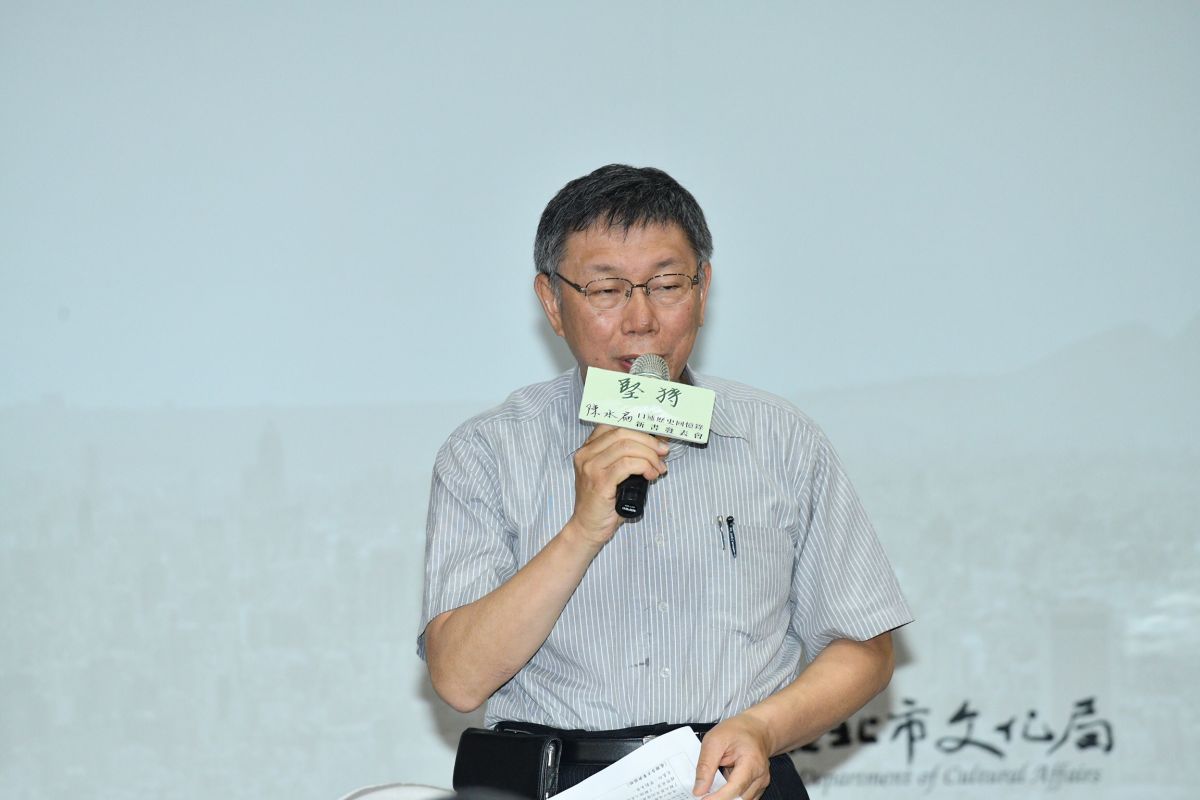 對於陳水扁在龜山監獄受到的待遇，台北市長柯文哲一度哽咽、目眶紅紅無法言語，他表示，「這不是一個文明國家該做的事」，對一個卸任總統不需要這樣處理。 （圖／記者林柏年攝，2019,0505)