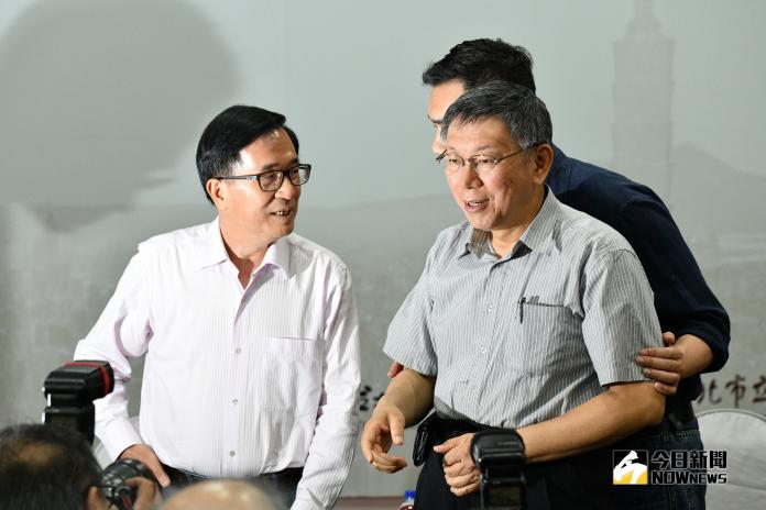 前總統陳水扁今（5）日舉行首本口述歷史回憶錄「堅持」新書發表會。（圖／記者林柏年攝，2019.05.05）