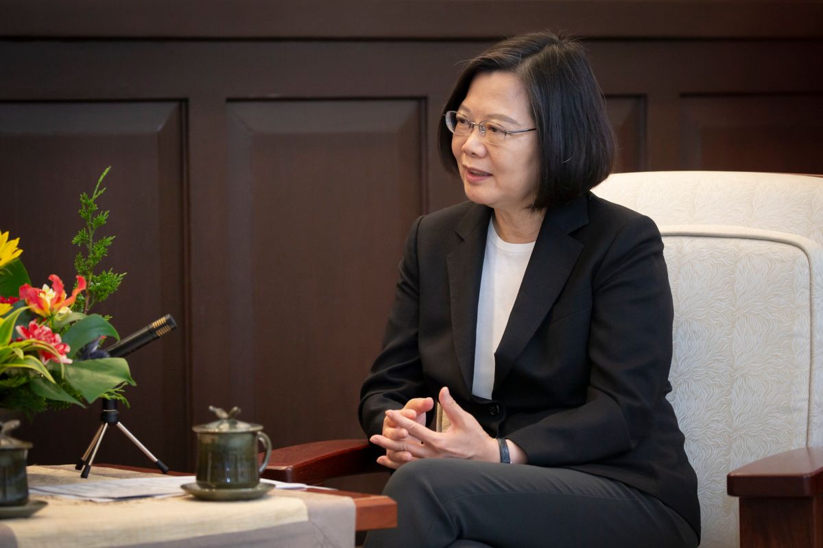 總統蔡英文6日表示，中國大陸對台灣的打壓不斷，力道也越來越強，但台灣不會因此而退縮，台灣走向世界的決心也不會改變。（圖／總統府提供）