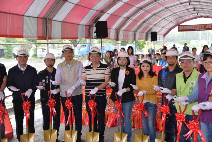 帶動運動風氣  虎尾壘球場開工動土