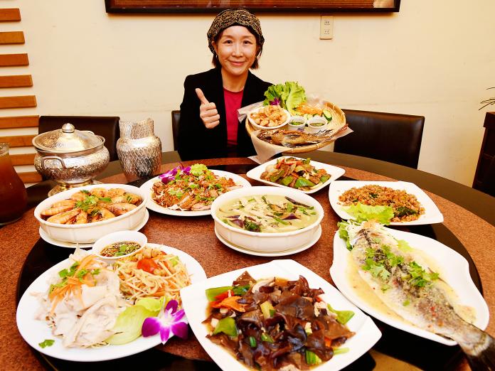 ▲老闆娘是緬甸華僑，所以餐廳的菜色，會在傳統泰式料理中加入越南和緬甸的元素。（圖／記者陳美嘉攝，2019.05.07）