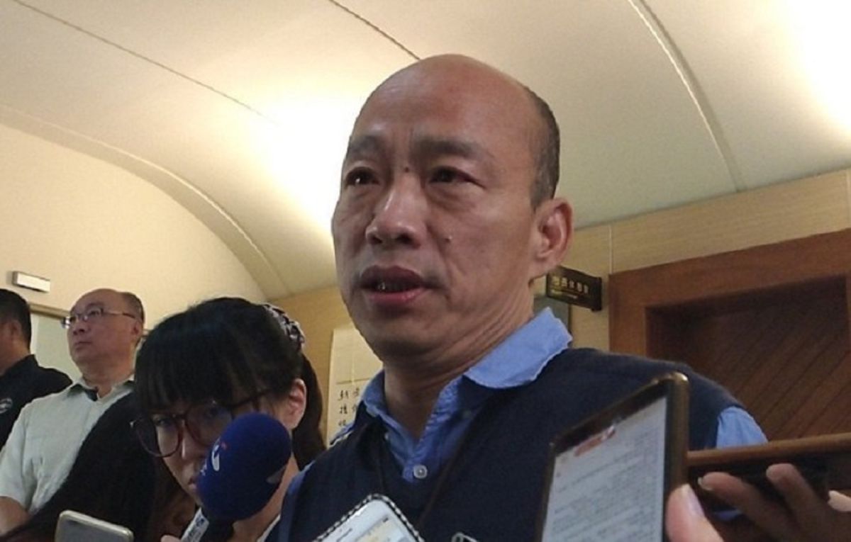 ▲高雄市長韓國瑜今（7）日表示，府小內閣人事等總質詢一結束就會全部補齊。（圖／郭凱杰攝，2019.05.07）