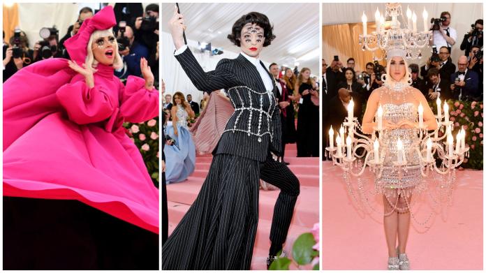 ▲Lady Gaga、Ezra Miller、Katy Perry 三人稱霸 2019 Met Gala。（圖／BURBERRY、美聯社提供）
