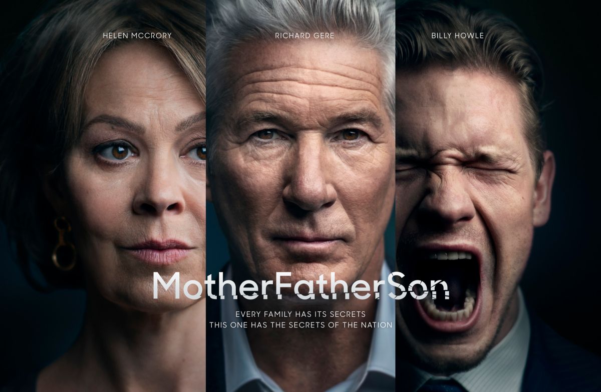 ▲《李察吉爾之媒體豪門》是李察吉爾（中）第一部也是最後一部影集。（劇照）